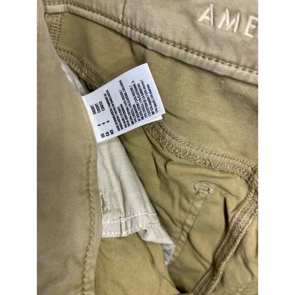 American Eagle-High Wasted Jeggings-Khaki-Womens size 6 Short - Picture 4 of 5